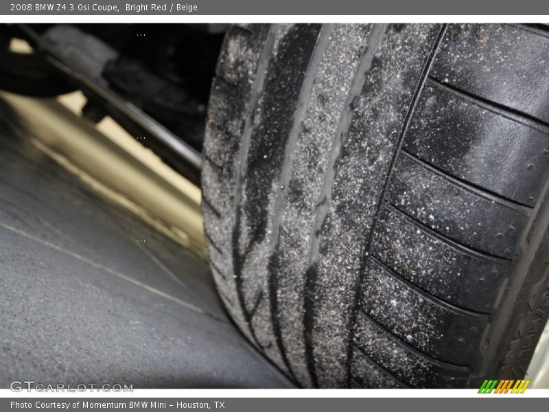 Bright Red / Beige 2008 BMW Z4 3.0si Coupe