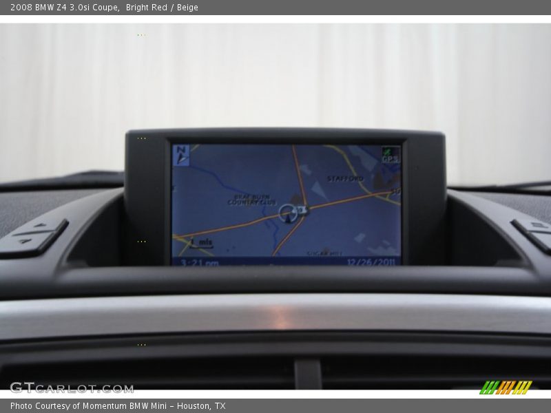 Navigation of 2008 Z4 3.0si Coupe