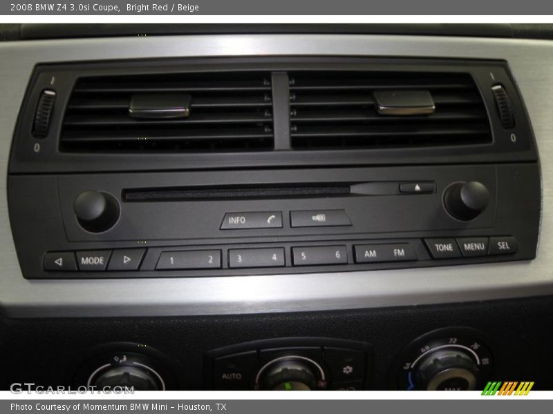 Controls of 2008 Z4 3.0si Coupe