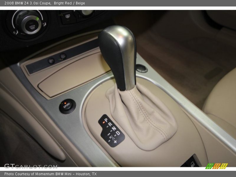  2008 Z4 3.0si Coupe 6 Speed Steptronic Automatic Shifter