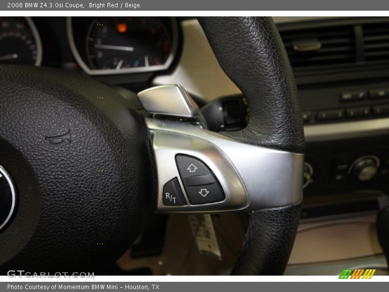 Bright Red / Beige 2008 BMW Z4 3.0si Coupe