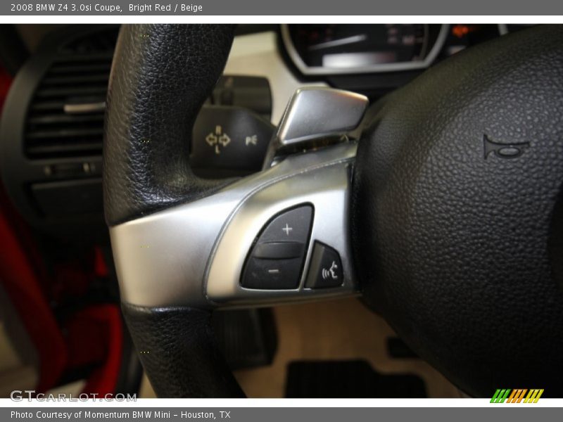 Bright Red / Beige 2008 BMW Z4 3.0si Coupe