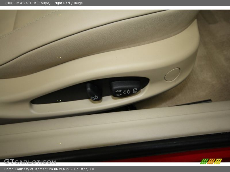 Bright Red / Beige 2008 BMW Z4 3.0si Coupe