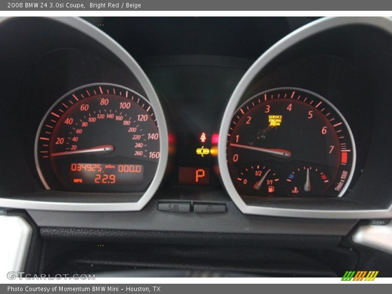  2008 Z4 3.0si Coupe 3.0si Coupe Gauges