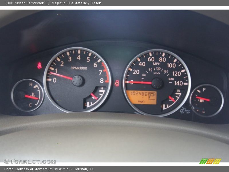 Majestic Blue Metallic / Desert 2006 Nissan Pathfinder SE