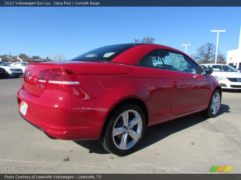 Salsa Red / Cornsilk Beige 2012 Volkswagen Eos Lux