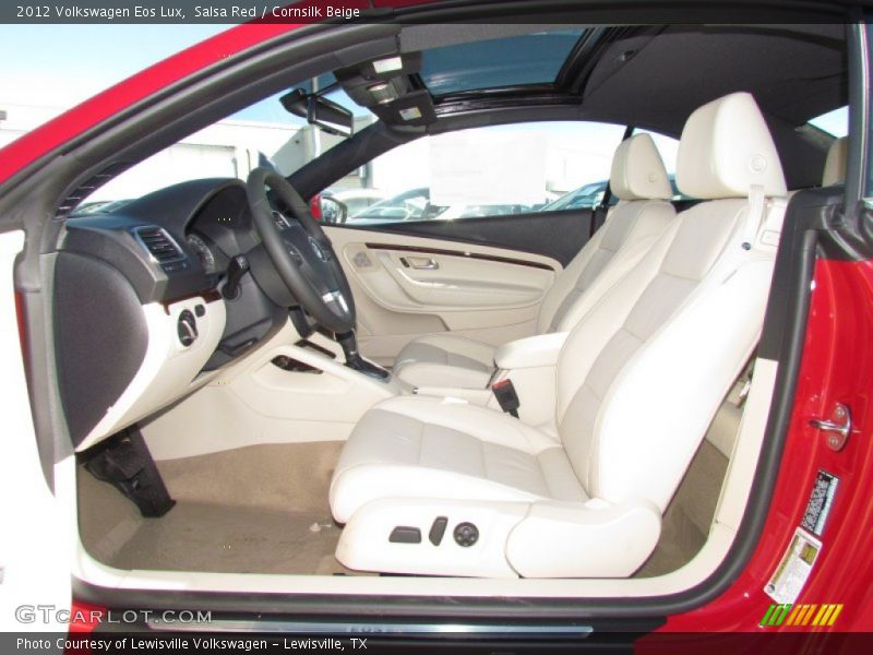 Salsa Red / Cornsilk Beige 2012 Volkswagen Eos Lux
