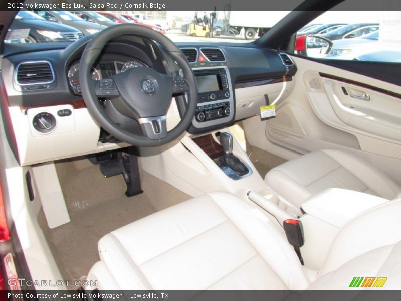 Salsa Red / Cornsilk Beige 2012 Volkswagen Eos Lux
