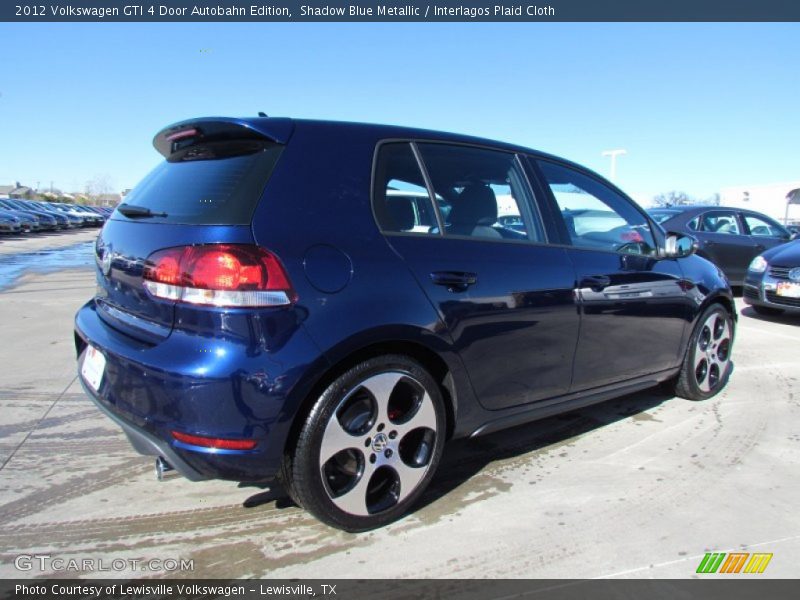 Shadow Blue Metallic / Interlagos Plaid Cloth 2012 Volkswagen GTI 4 Door Autobahn Edition