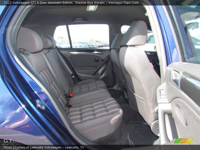 2012 GTI 4 Door Autobahn Edition Interlagos Plaid Cloth Interior