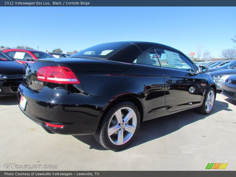 Black / Cornsilk Beige 2012 Volkswagen Eos Lux