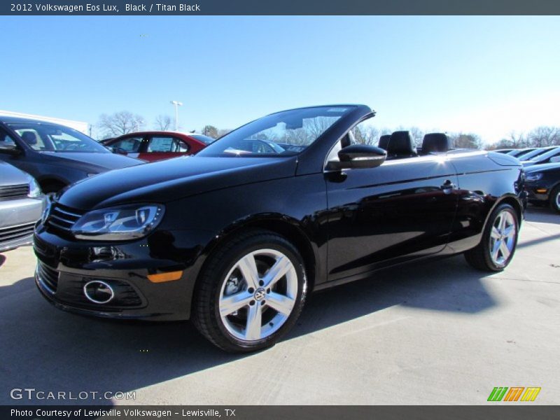 Black / Titan Black 2012 Volkswagen Eos Lux
