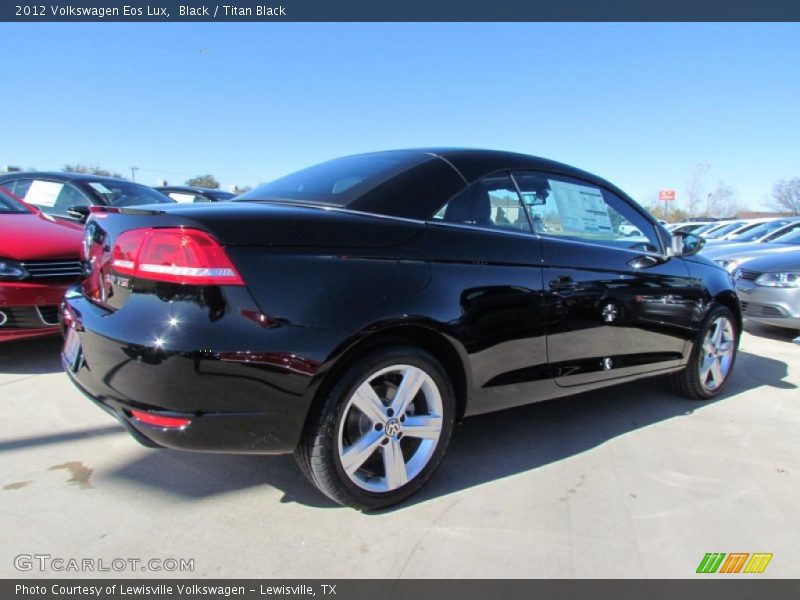 Black / Titan Black 2012 Volkswagen Eos Lux