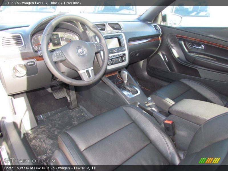 Black / Titan Black 2012 Volkswagen Eos Lux