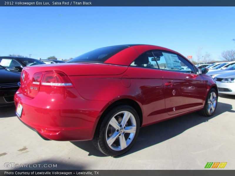 Salsa Red / Titan Black 2012 Volkswagen Eos Lux