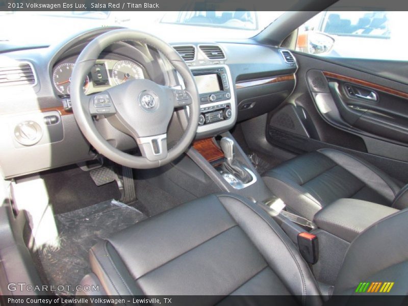 Salsa Red / Titan Black 2012 Volkswagen Eos Lux
