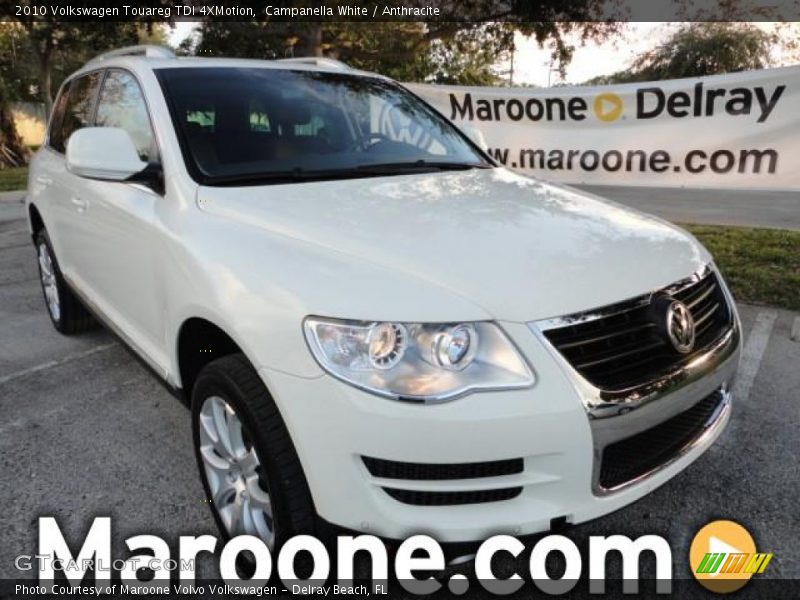 Campanella White / Anthracite 2010 Volkswagen Touareg TDI 4XMotion
