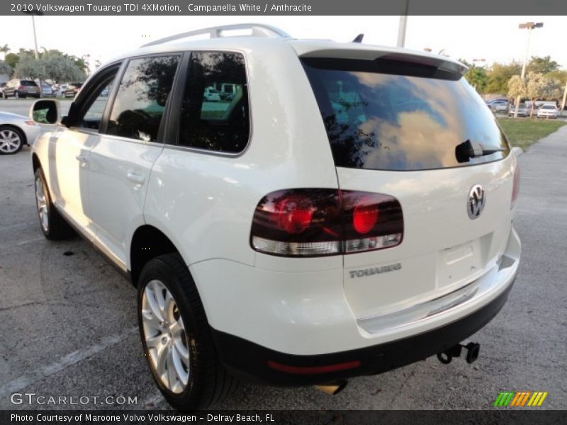 Campanella White / Anthracite 2010 Volkswagen Touareg TDI 4XMotion
