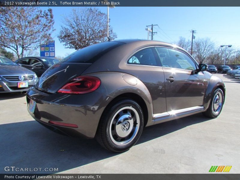 Toffee Brown Metallic / Titan Black 2012 Volkswagen Beetle 2.5L