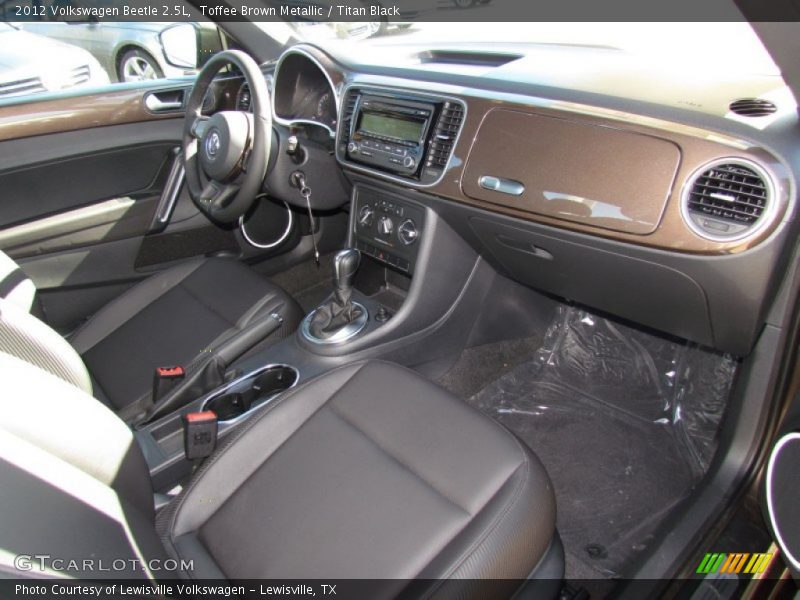 Toffee Brown Metallic / Titan Black 2012 Volkswagen Beetle 2.5L