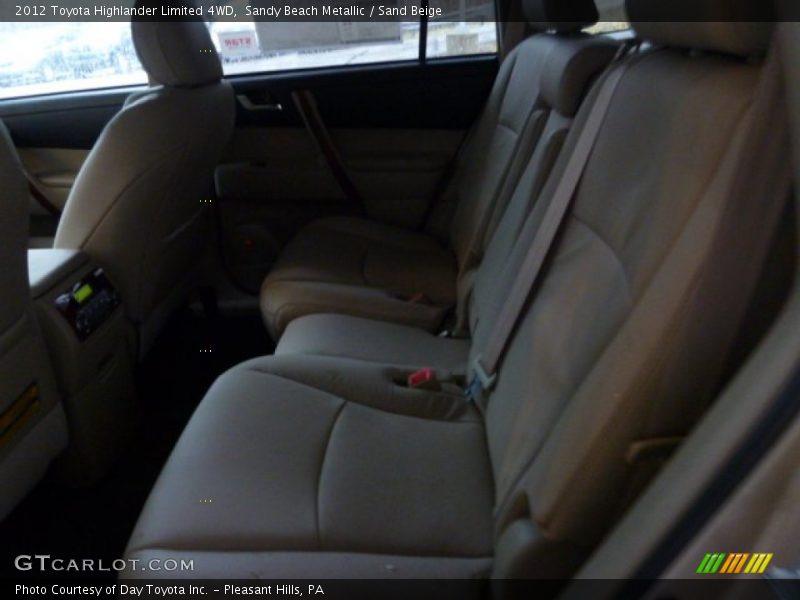 Sandy Beach Metallic / Sand Beige 2012 Toyota Highlander Limited 4WD