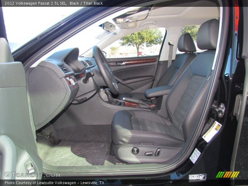  2012 Passat 2.5L SEL Titan Black Interior