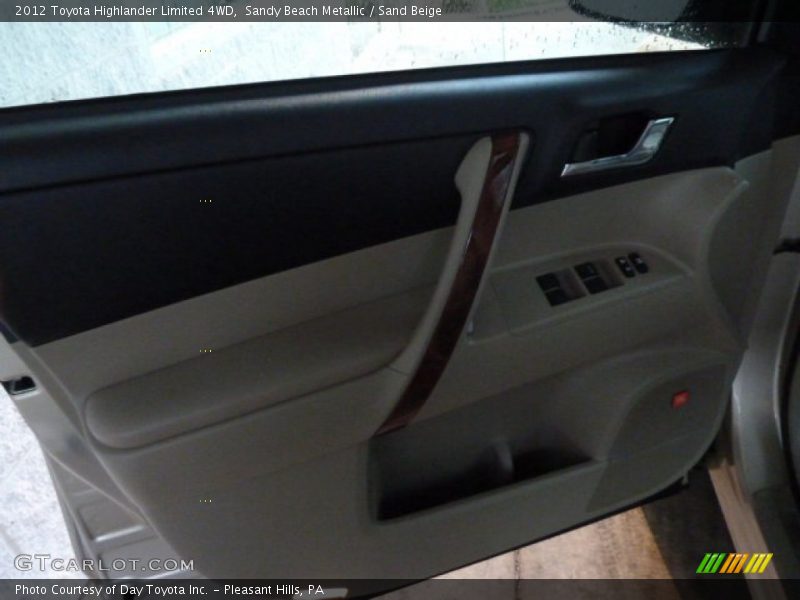 Sandy Beach Metallic / Sand Beige 2012 Toyota Highlander Limited 4WD