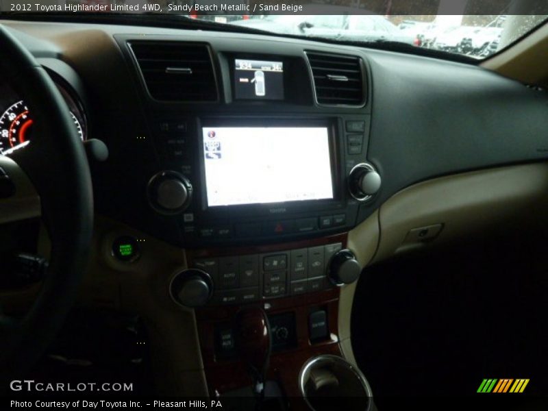 Sandy Beach Metallic / Sand Beige 2012 Toyota Highlander Limited 4WD
