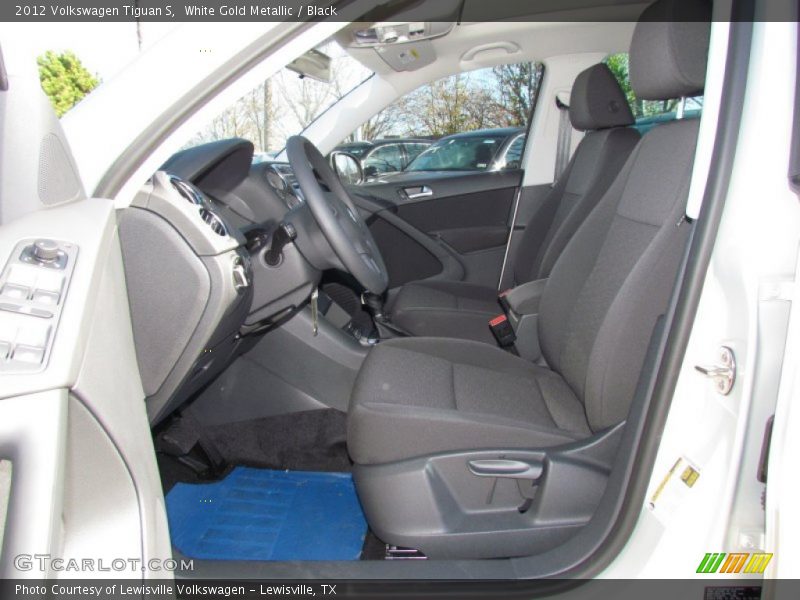 White Gold Metallic / Black 2012 Volkswagen Tiguan S