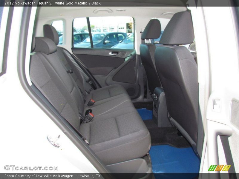 White Gold Metallic / Black 2012 Volkswagen Tiguan S