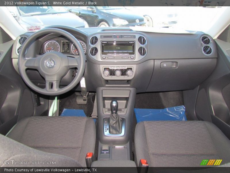 White Gold Metallic / Black 2012 Volkswagen Tiguan S