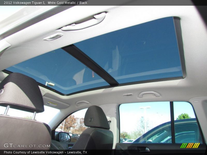 White Gold Metallic / Black 2012 Volkswagen Tiguan S
