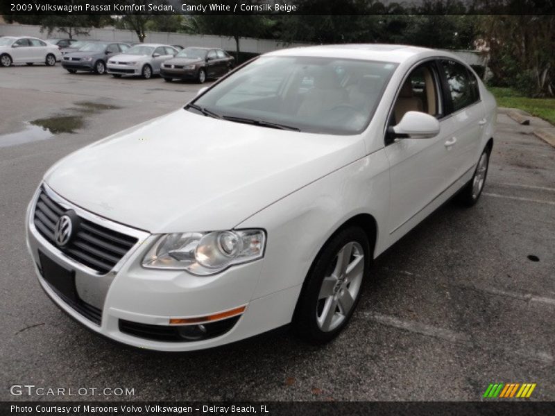 Candy White / Cornsilk Beige 2009 Volkswagen Passat Komfort Sedan
