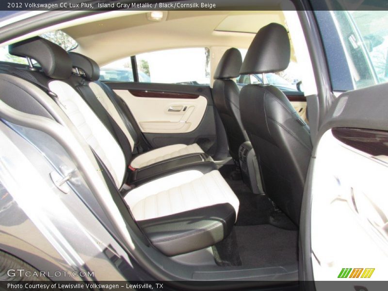 Island Gray Metallic / Black/Cornsilk Beige 2012 Volkswagen CC Lux Plus