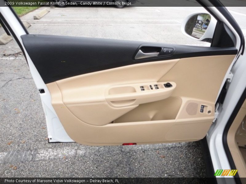 Candy White / Cornsilk Beige 2009 Volkswagen Passat Komfort Sedan