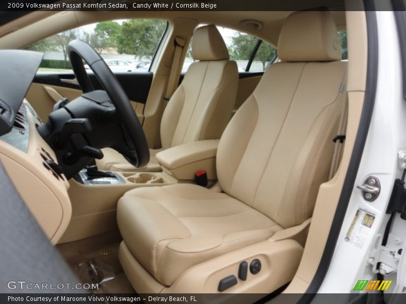 Candy White / Cornsilk Beige 2009 Volkswagen Passat Komfort Sedan