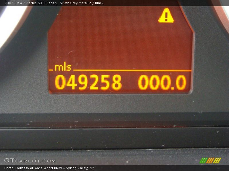 Silver Grey Metallic / Black 2007 BMW 5 Series 530i Sedan