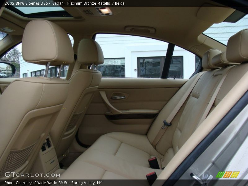 Platinum Bronze Metallic / Beige 2009 BMW 3 Series 335xi Sedan