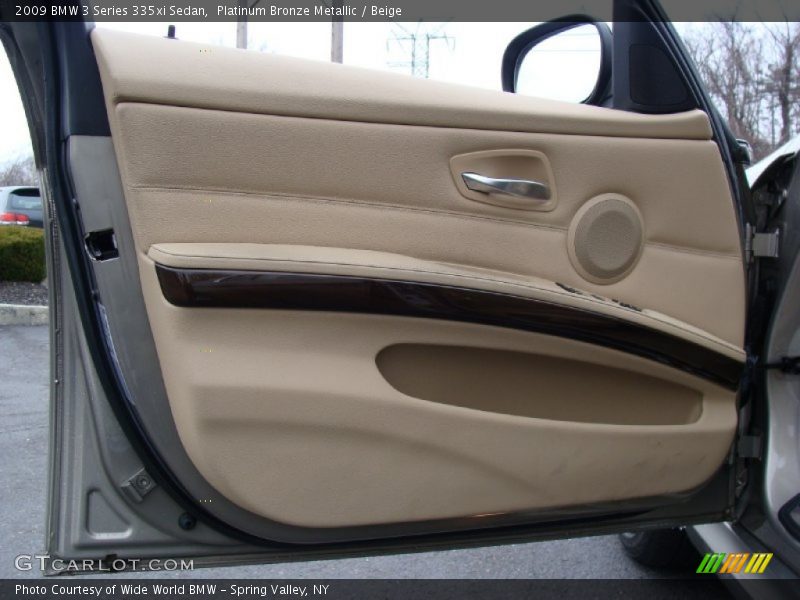 Platinum Bronze Metallic / Beige 2009 BMW 3 Series 335xi Sedan