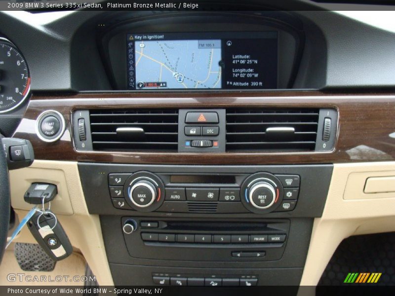 Platinum Bronze Metallic / Beige 2009 BMW 3 Series 335xi Sedan