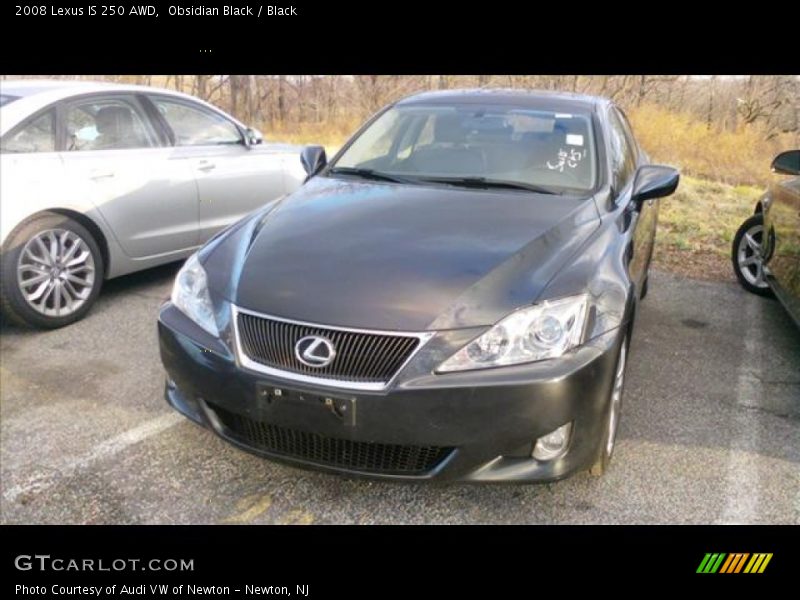 Obsidian Black / Black 2008 Lexus IS 250 AWD