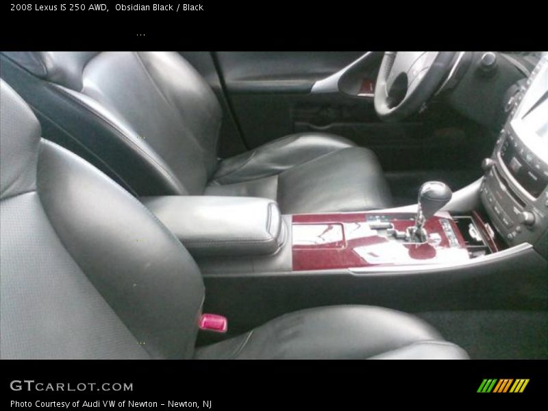 Obsidian Black / Black 2008 Lexus IS 250 AWD