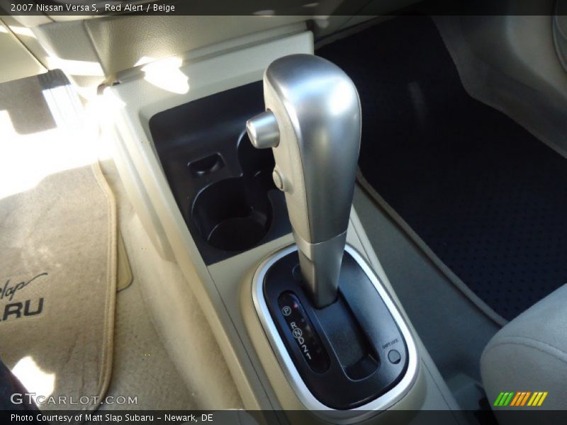 Red Alert / Beige 2007 Nissan Versa S