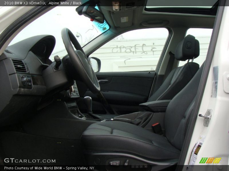 Alpine White / Black 2010 BMW X3 xDrive30i