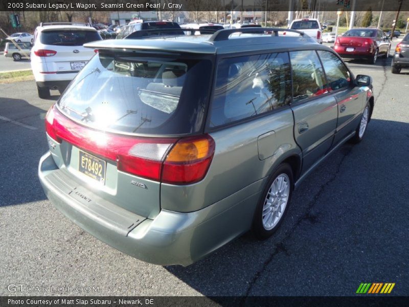 Seamist Green Pearl / Gray 2003 Subaru Legacy L Wagon