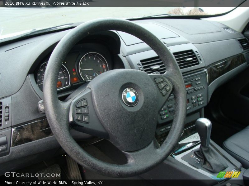 Alpine White / Black 2010 BMW X3 xDrive30i