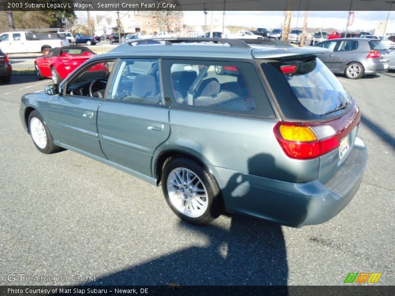 Seamist Green Pearl / Gray 2003 Subaru Legacy L Wagon