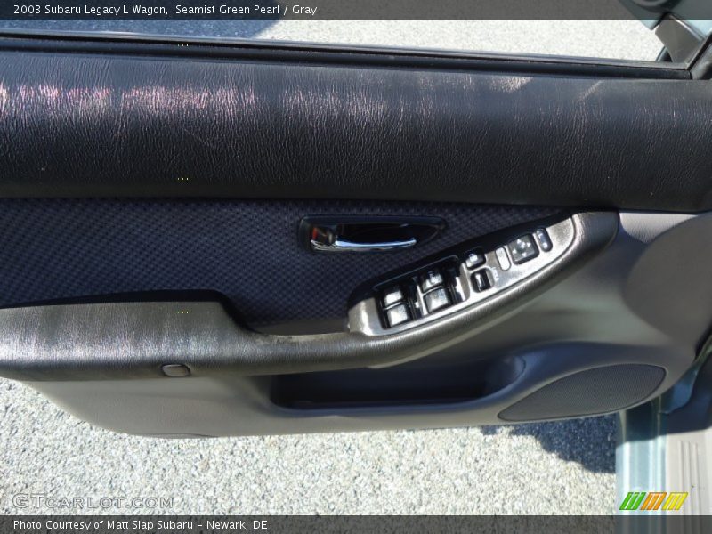 Seamist Green Pearl / Gray 2003 Subaru Legacy L Wagon