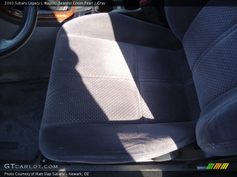 Seamist Green Pearl / Gray 2003 Subaru Legacy L Wagon