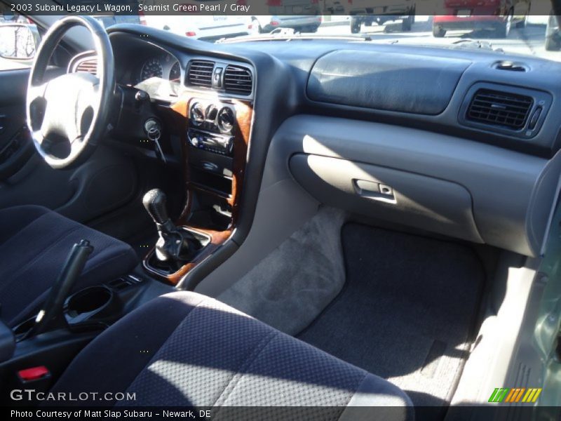 Seamist Green Pearl / Gray 2003 Subaru Legacy L Wagon